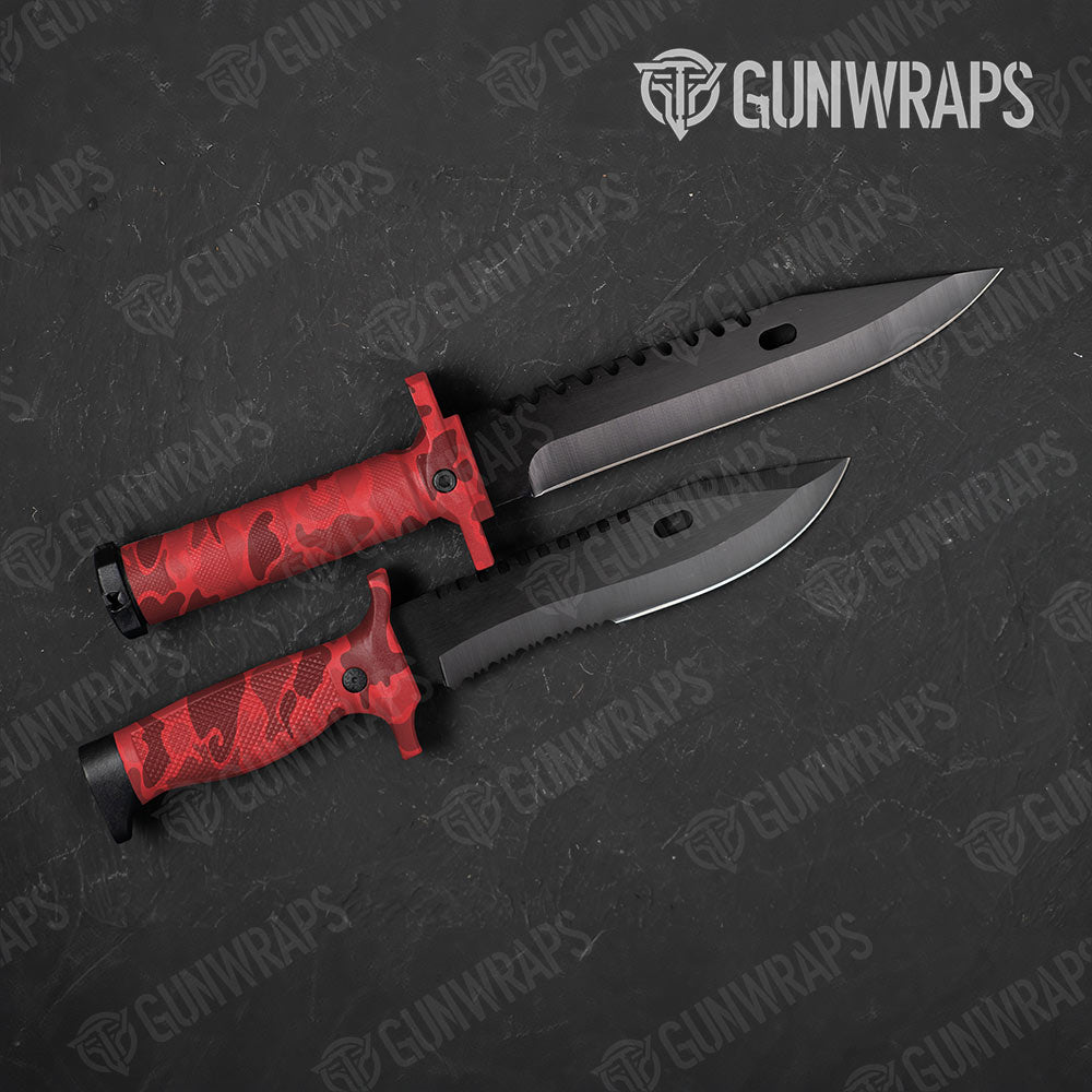 Old School Duck Elite Red Gun Skin Vinyl Wrap