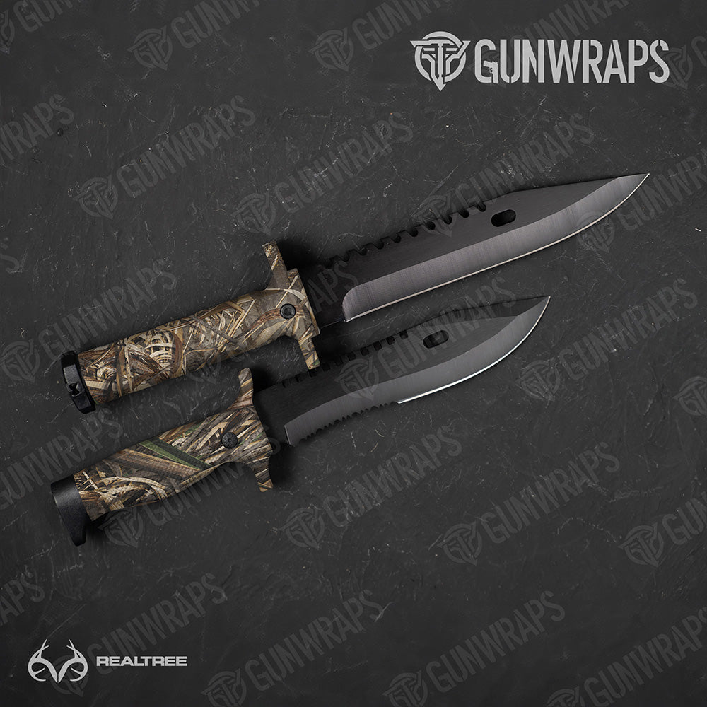 Knife Realtree XL MAX-5 Camo Gear Skin Vinyl Wrap