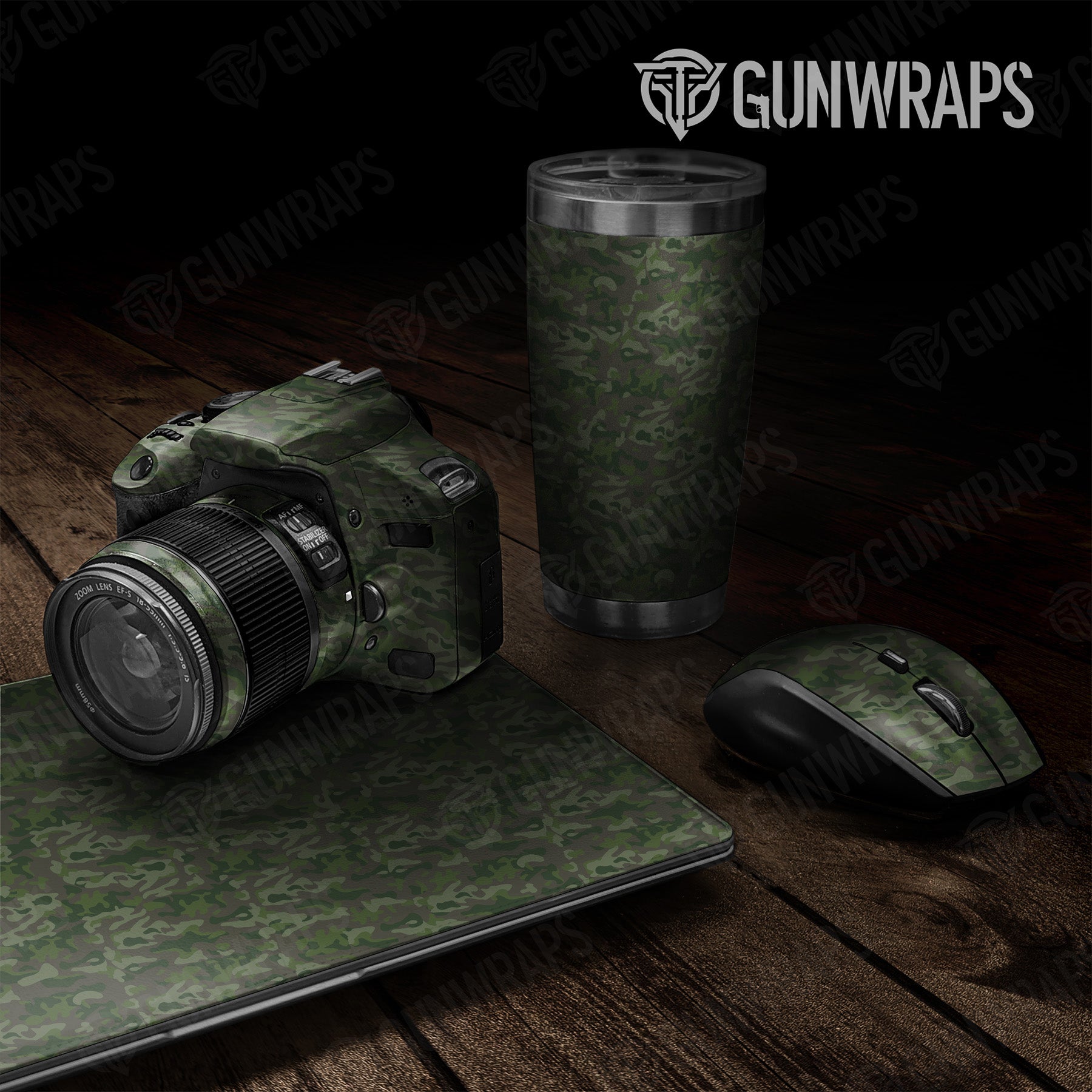 Classic Army Dark Green Camo Universal Sheet