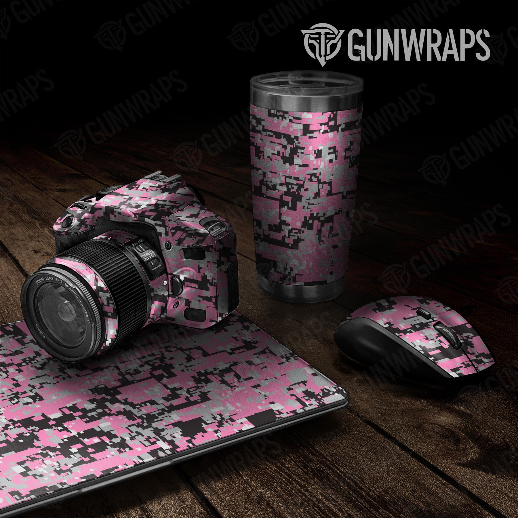 Digital Pink Tiger Camo Universal Sheet