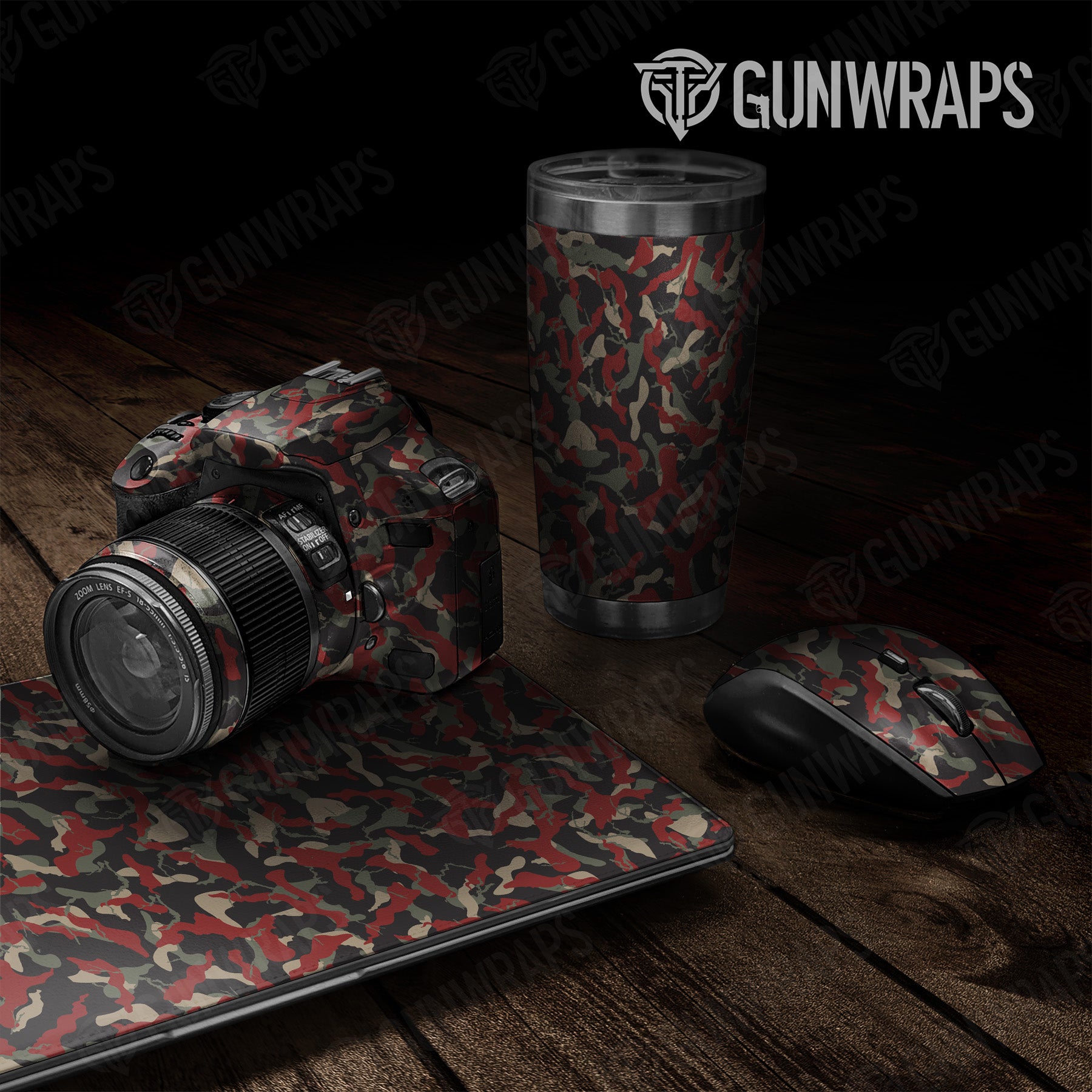 Ragged Militant Red Camo Universal Sheet