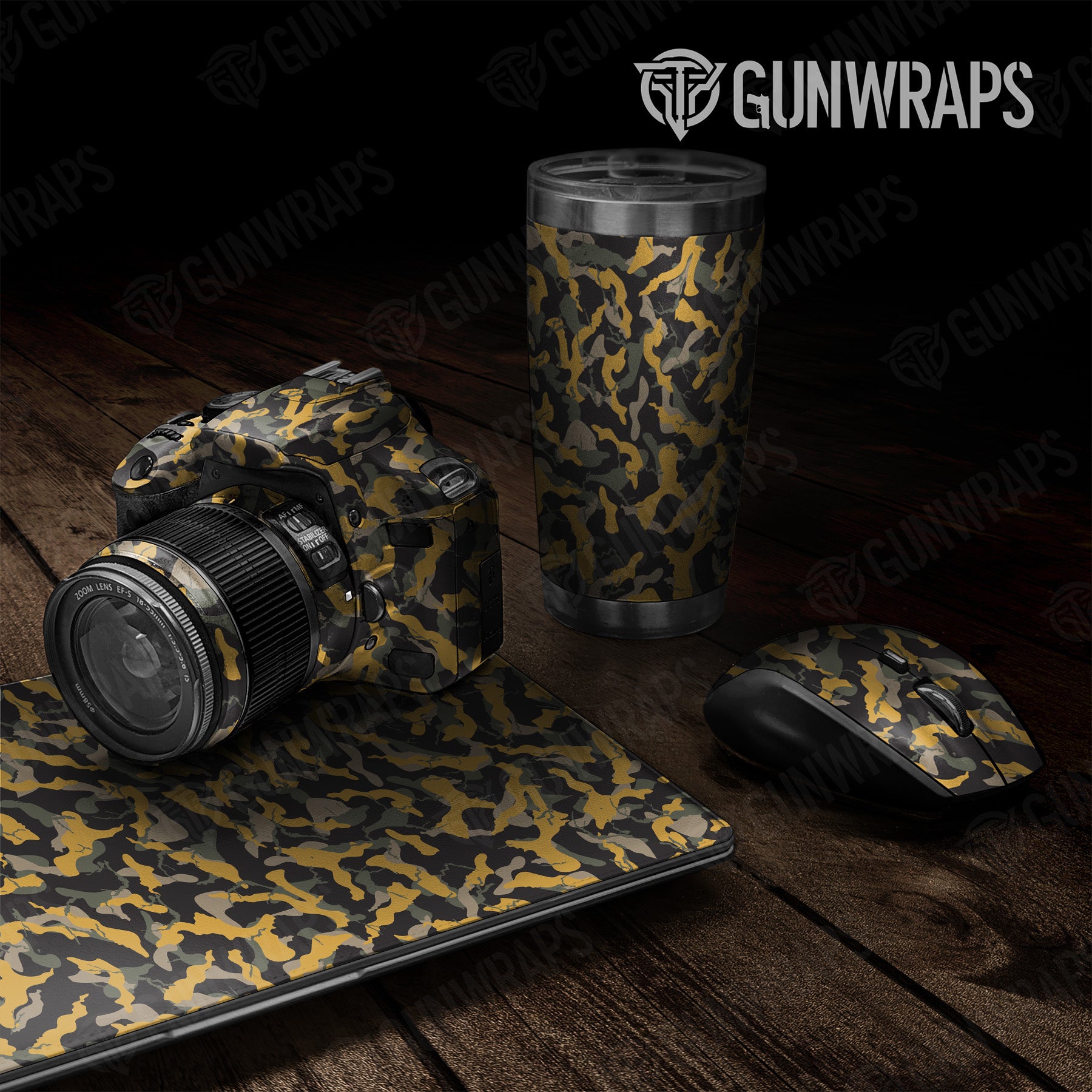 Ragged Militant Yellow Camo Universal Sheet
