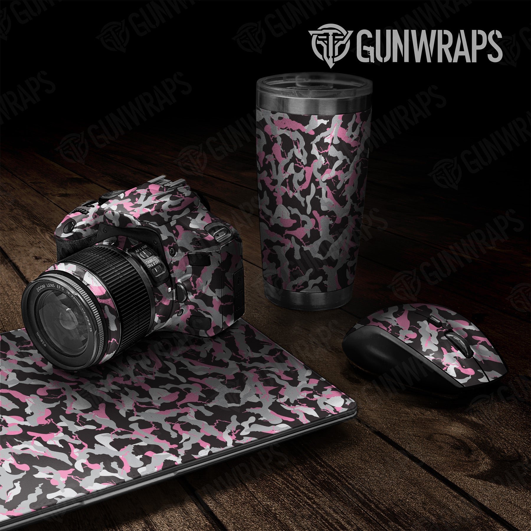 Ragged Pink Tiger Camo Universal Sheet