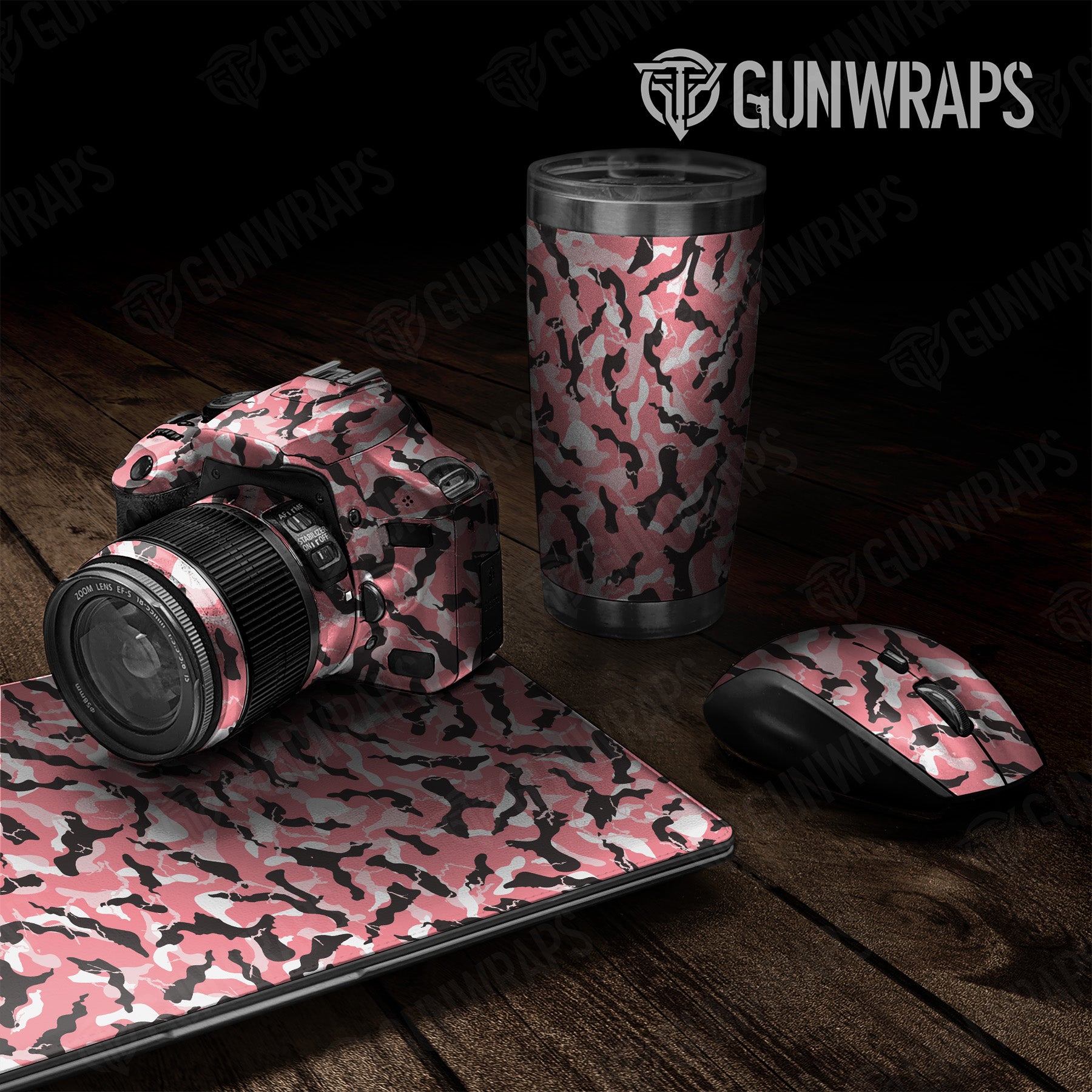Ragged Pink Camo Universal Sheet