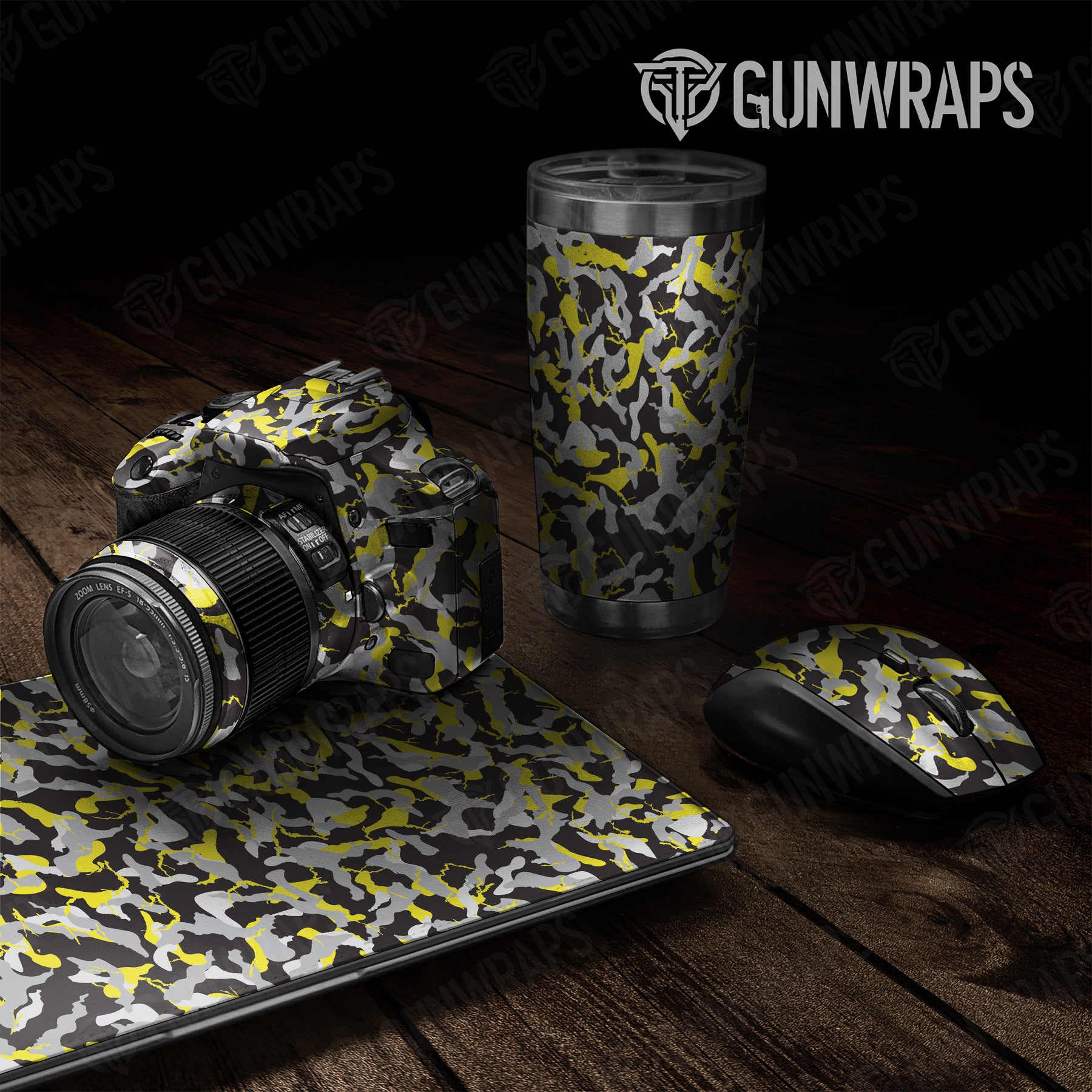 Ragged Yellow Tiger Camo Universal Sheet