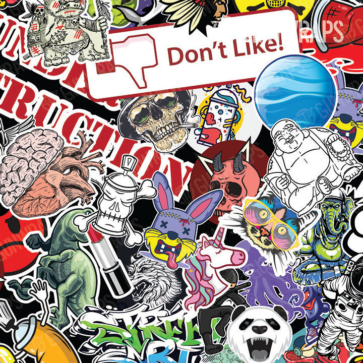 AR 15 Mag Sticker Bomb Color Gun Skin Vinyl Wrap