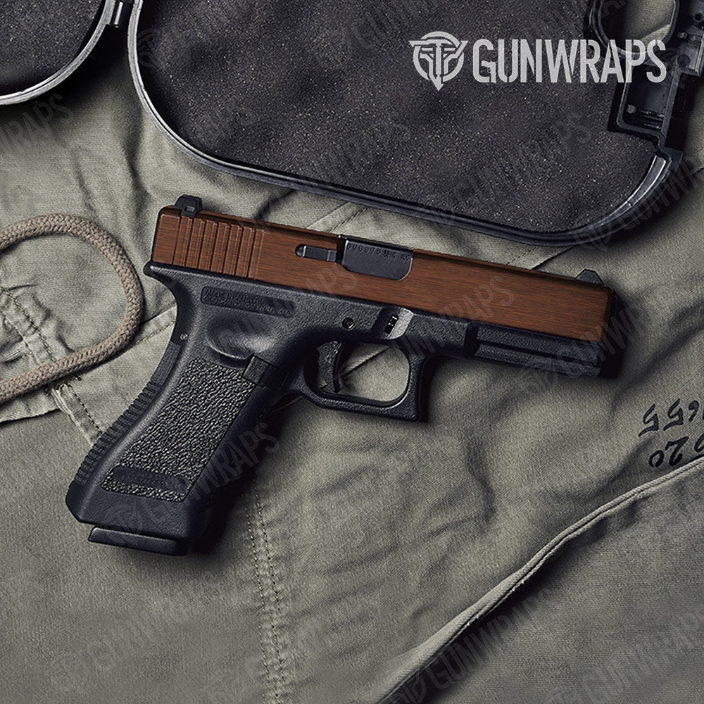 Woodgrain Bogota Gun Skin Vinyl Wrap