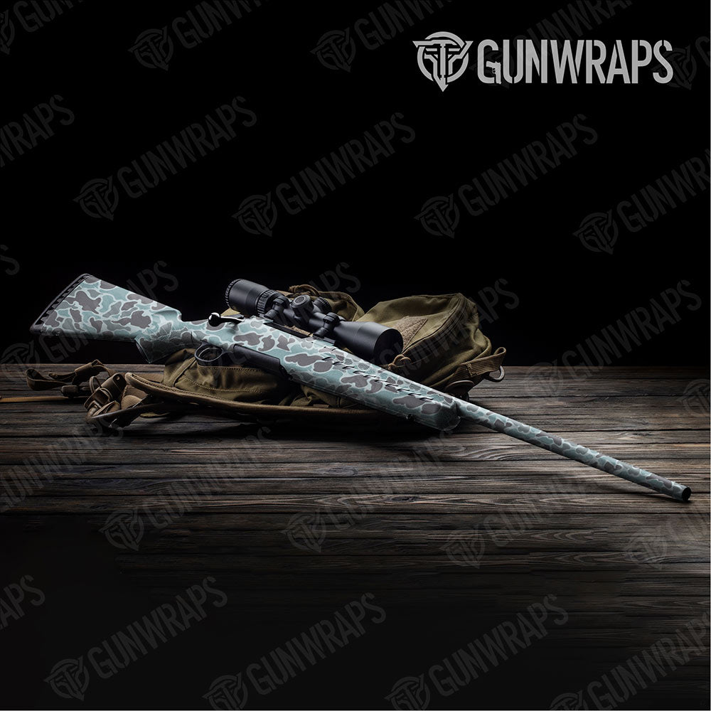 Old School Duck Overcast Gun Skin Vinyl Wrap