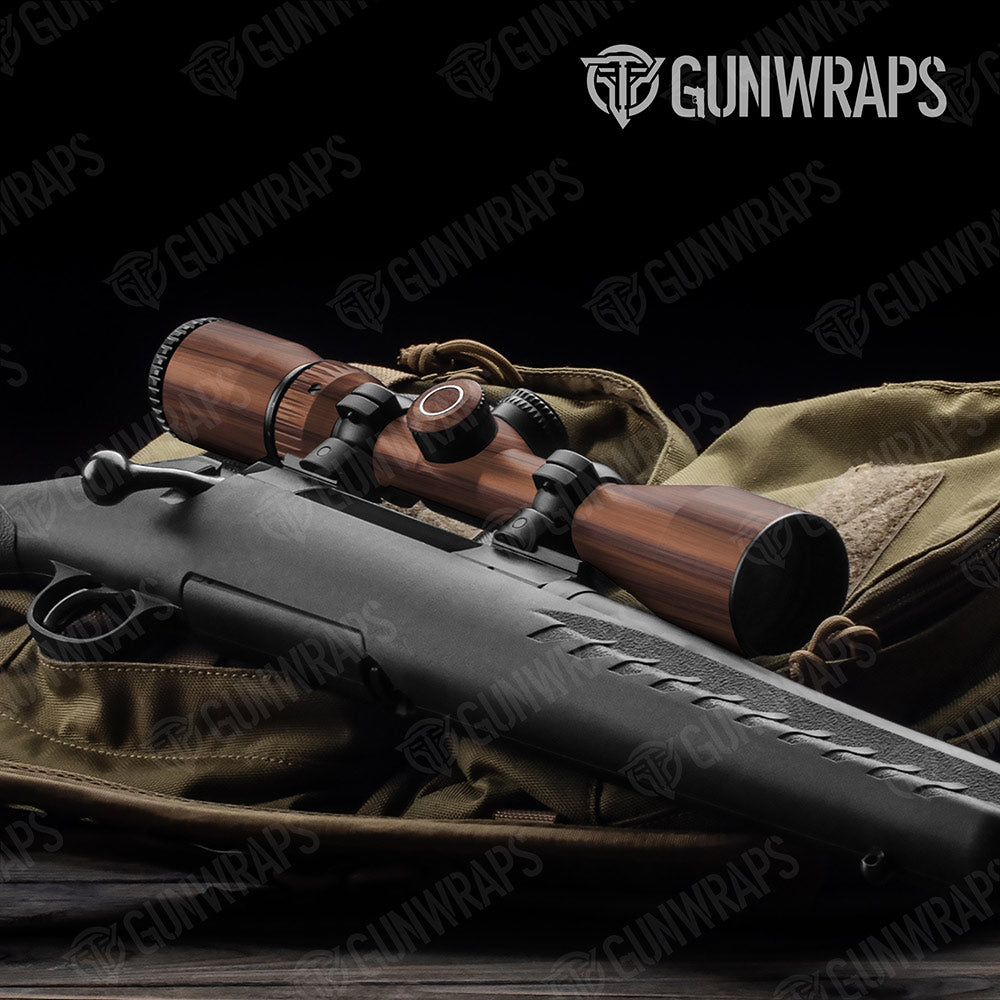 Woodgrain Berlin Gun Skin Vinyl Wrap