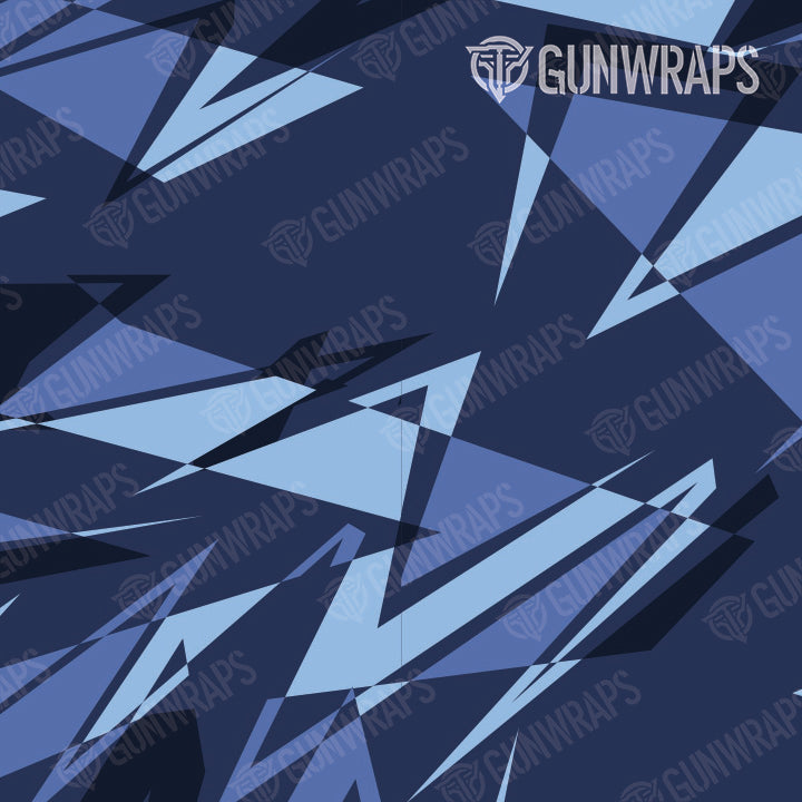 AR 15 Mag Sharp Blue Urban Night Camo Gun Skin Pattern