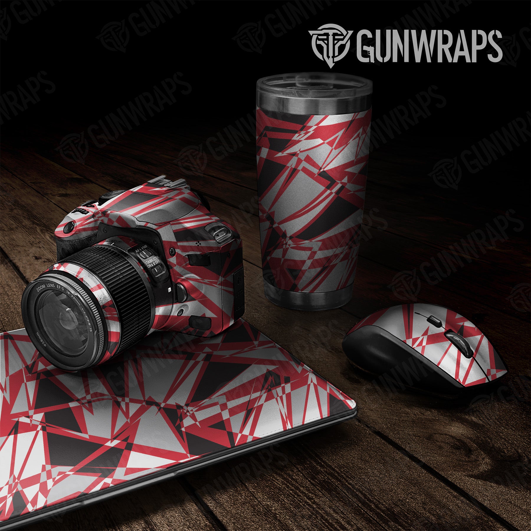Sharp Red Tiger Camo Universal Sheet