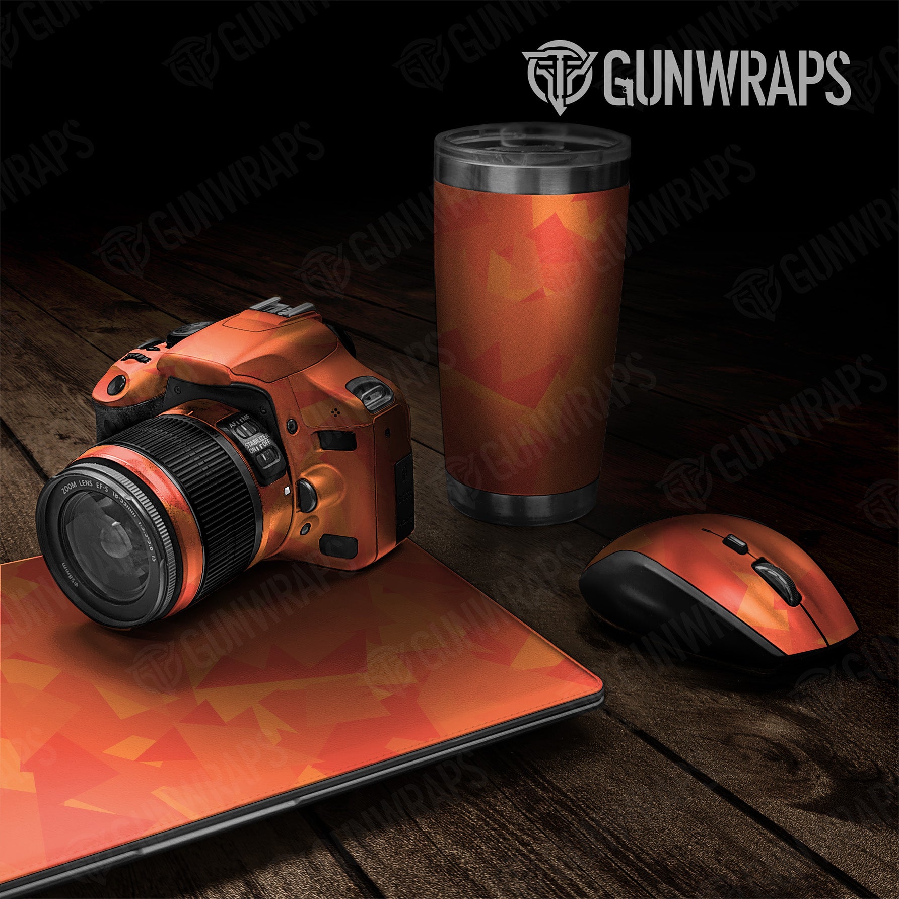 Shattered Elite Orange Camo Universal Sheet