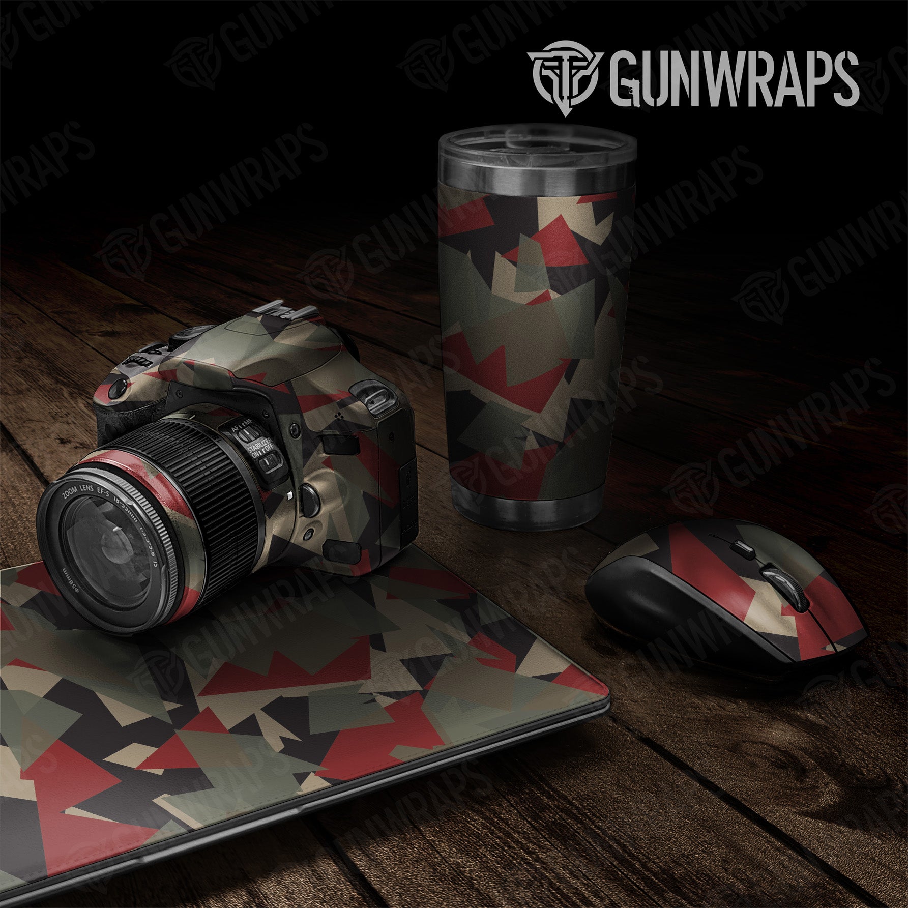 Shattered Militant Red Camo Universal Sheet