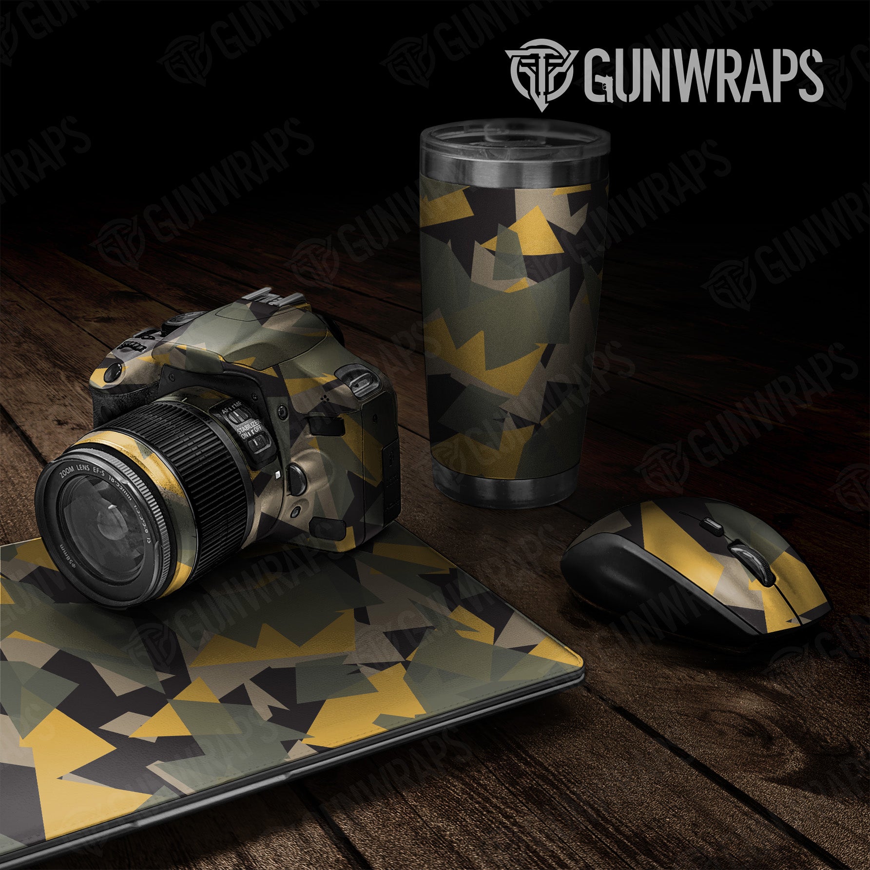 Shattered Militant Yellow Camo Universal Sheet