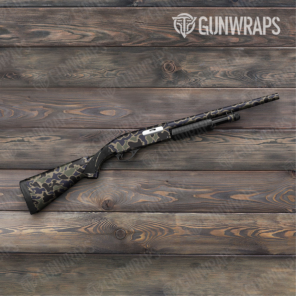 Old School Duck Militant Blue Gun Skin Vinyl Wrap