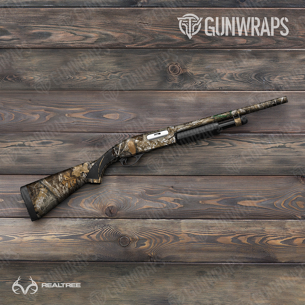 Shotgun Realtree XL Edge Camo Gun Skin Vinyl Wrap