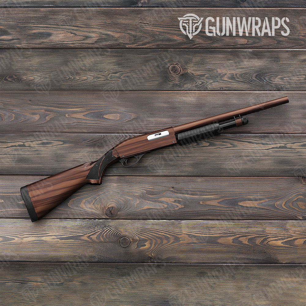 Woodgrain Berlin Gun Skin Vinyl Wrap