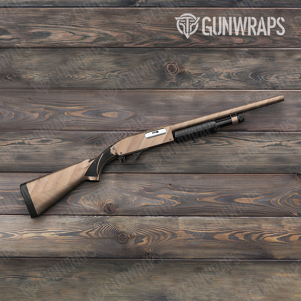 Woodgrain Budapest Gun Skin Vinyl Wrap