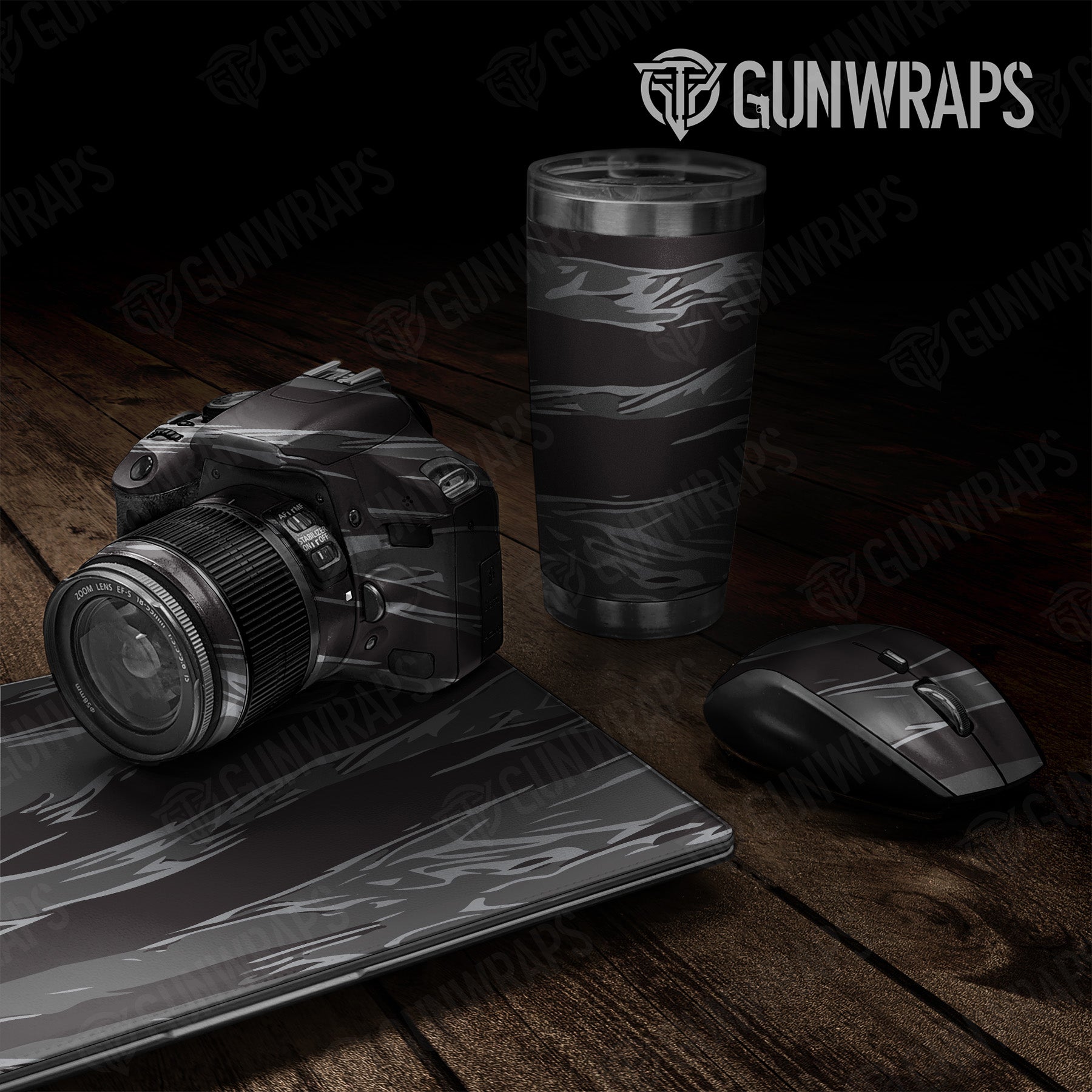 Shredded Midnight Camo Universal Sheet