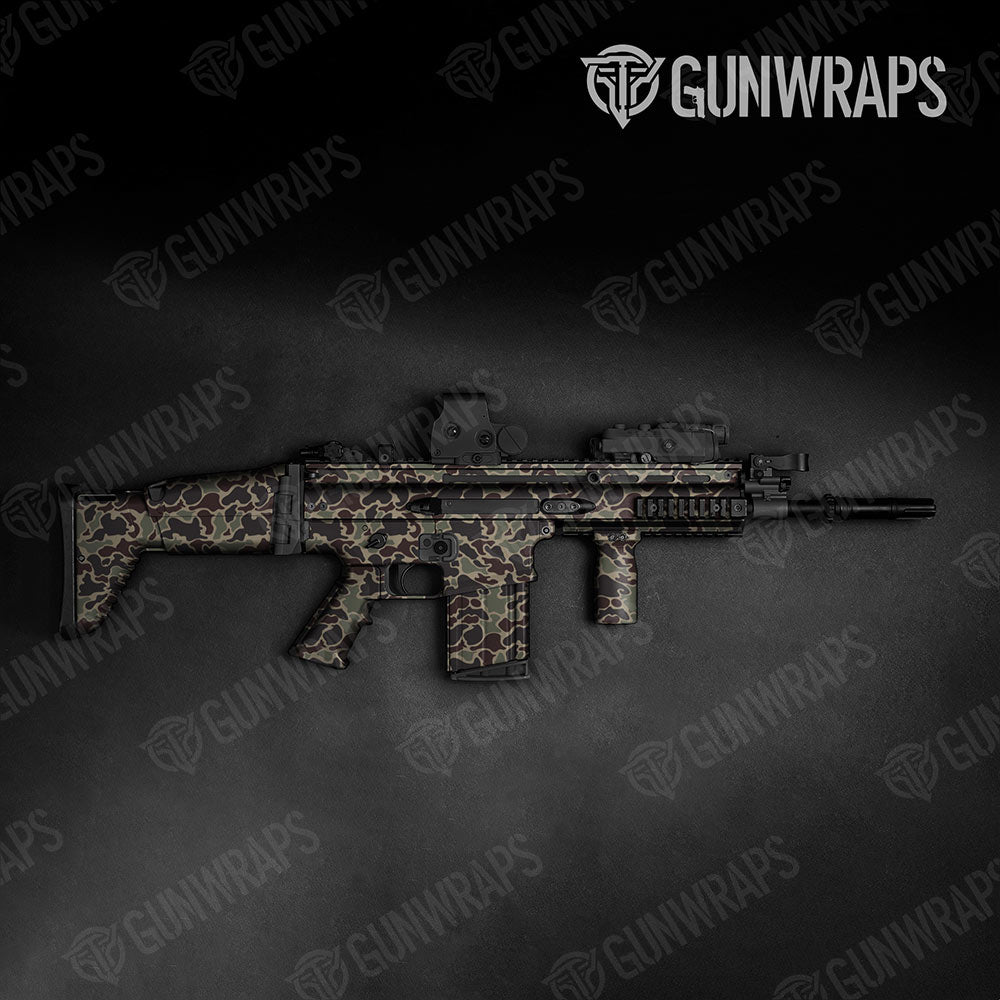Old School Duck Militant Blood Gun Skin Vinyl Wrap