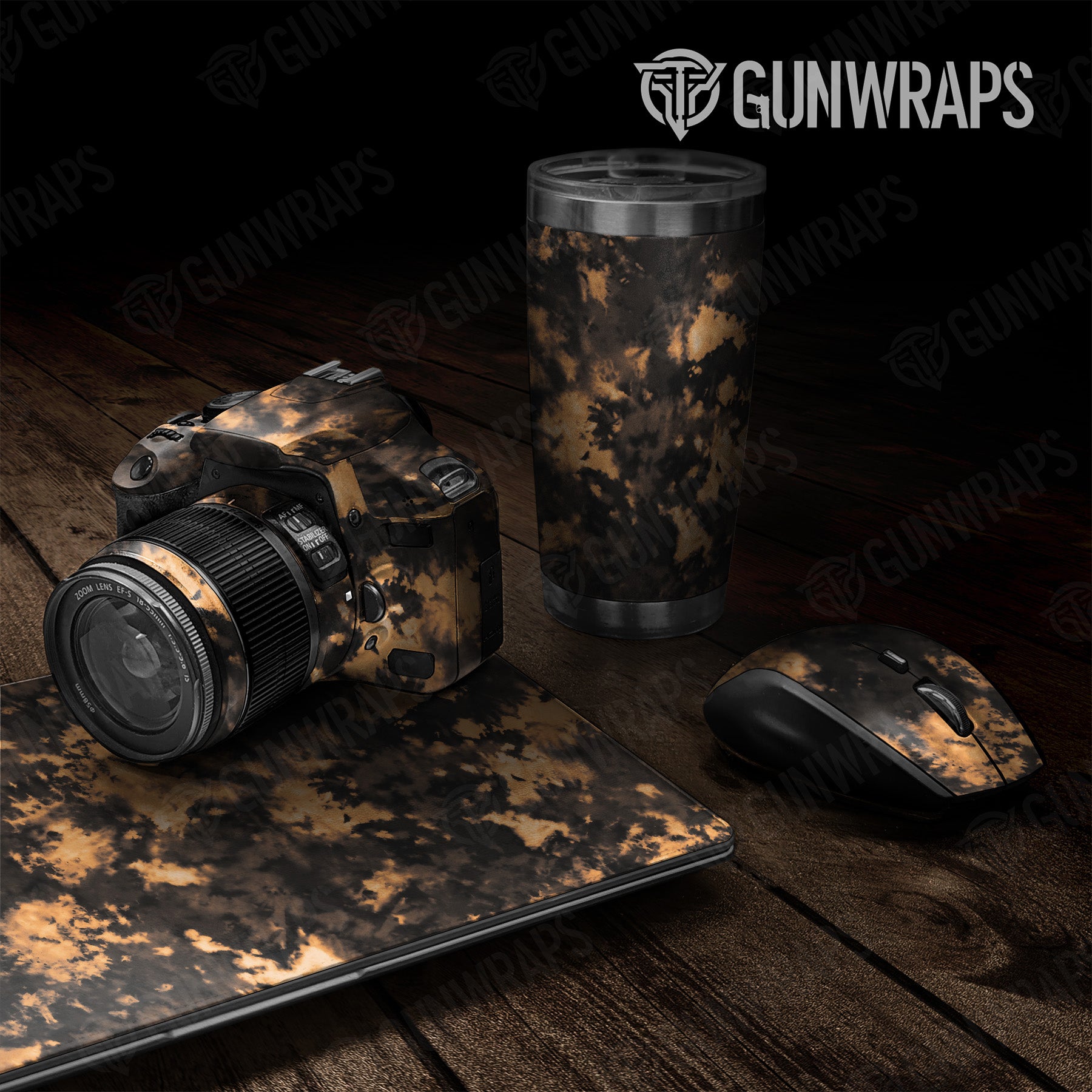 Tie Dye Bleached Black Universal Sheet