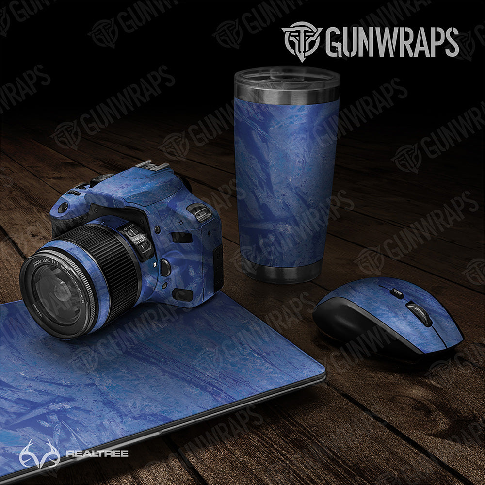 Realtree Aspect Royal Blue Universal Sheet Gear Skin Vinyl Wrap