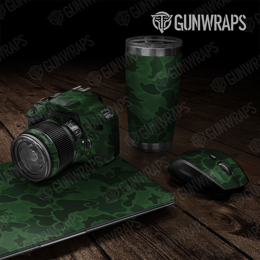 Old School Duck Elite Green Gun Skin Vinyl Wrap