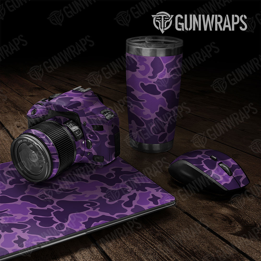 Old School Duck Elite Purple Gun Skin Vinyl Wrap