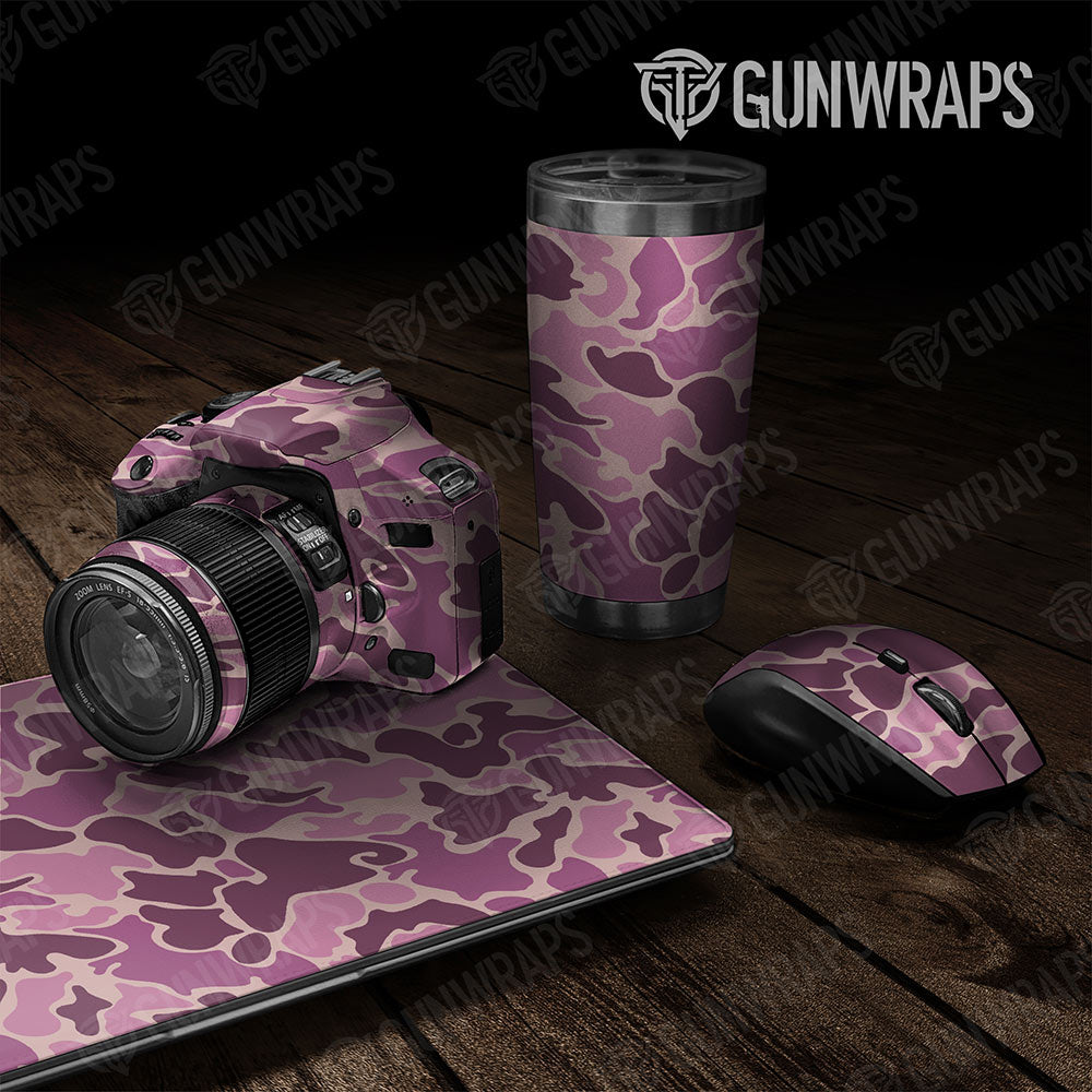 Old School Duck Floral Gun Skin Vinyl Wrap