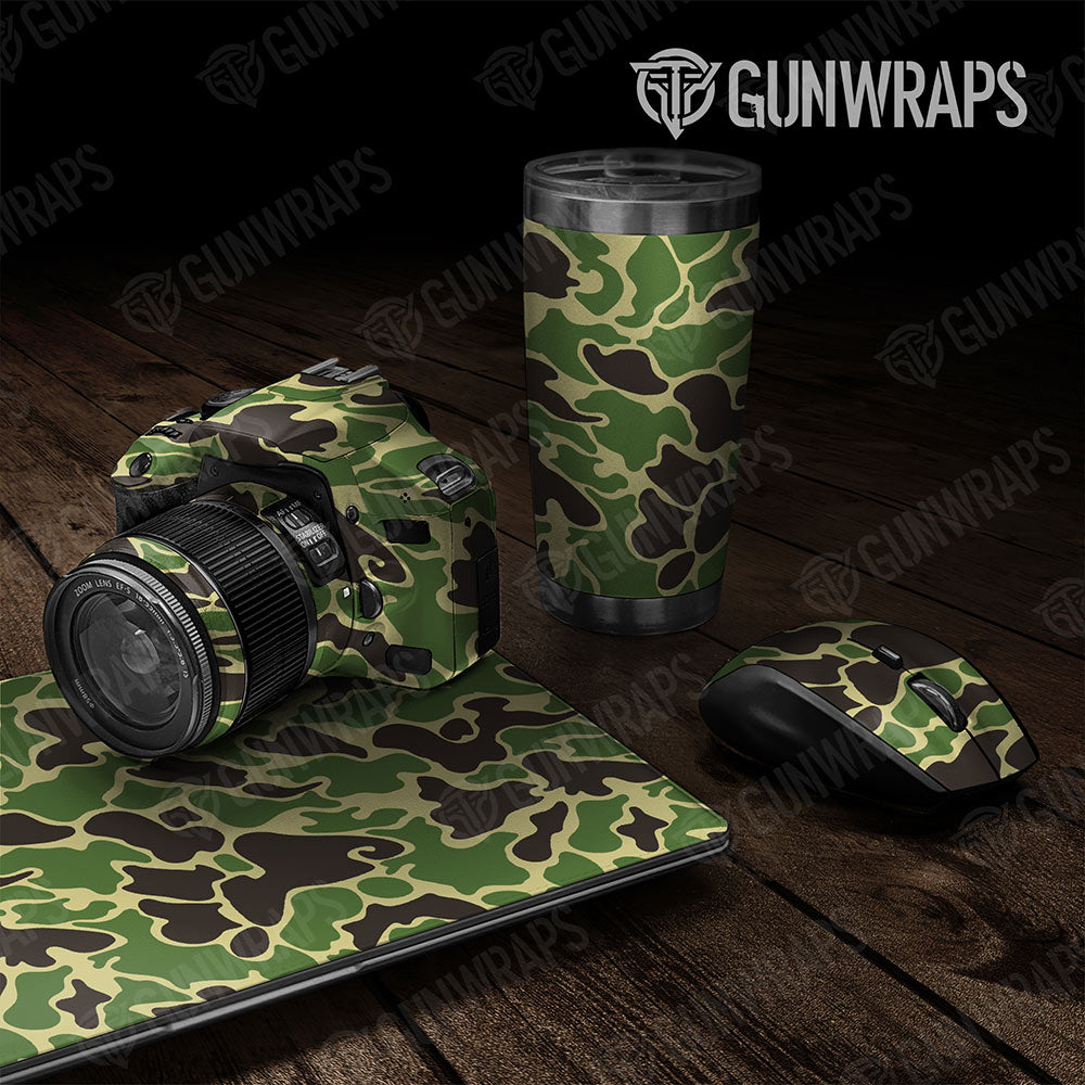 Old School Duck Jungle Gun Skin Vinyl Wrap