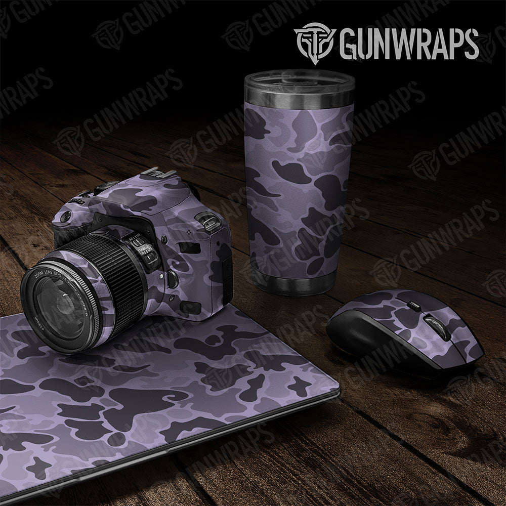 Old School Duck Lilac Gun Skin Vinyl Wrap