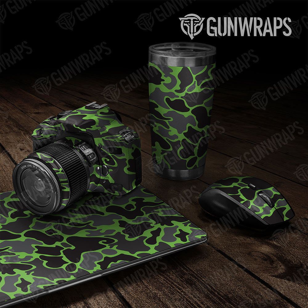 Old School Duck Metro Green Gun Skin Vinyl Wrap