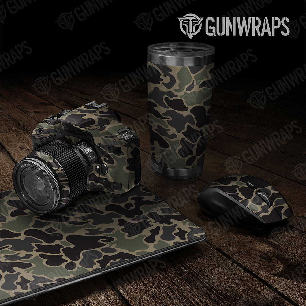 Old School Duck Militant Charcoal Gun Skin Vinyl Wrap