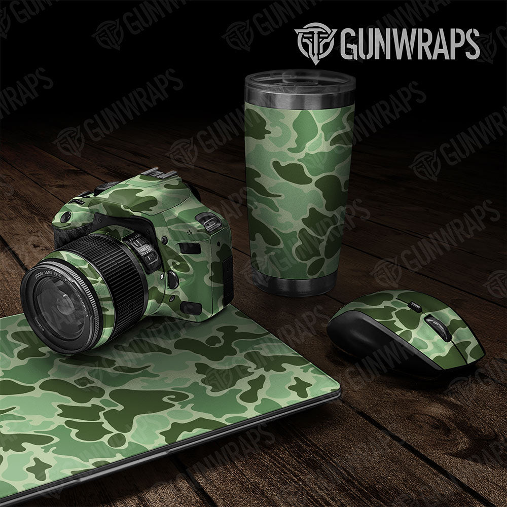 Old School Duck Pistachio Gun Skin Vinyl Wrap
