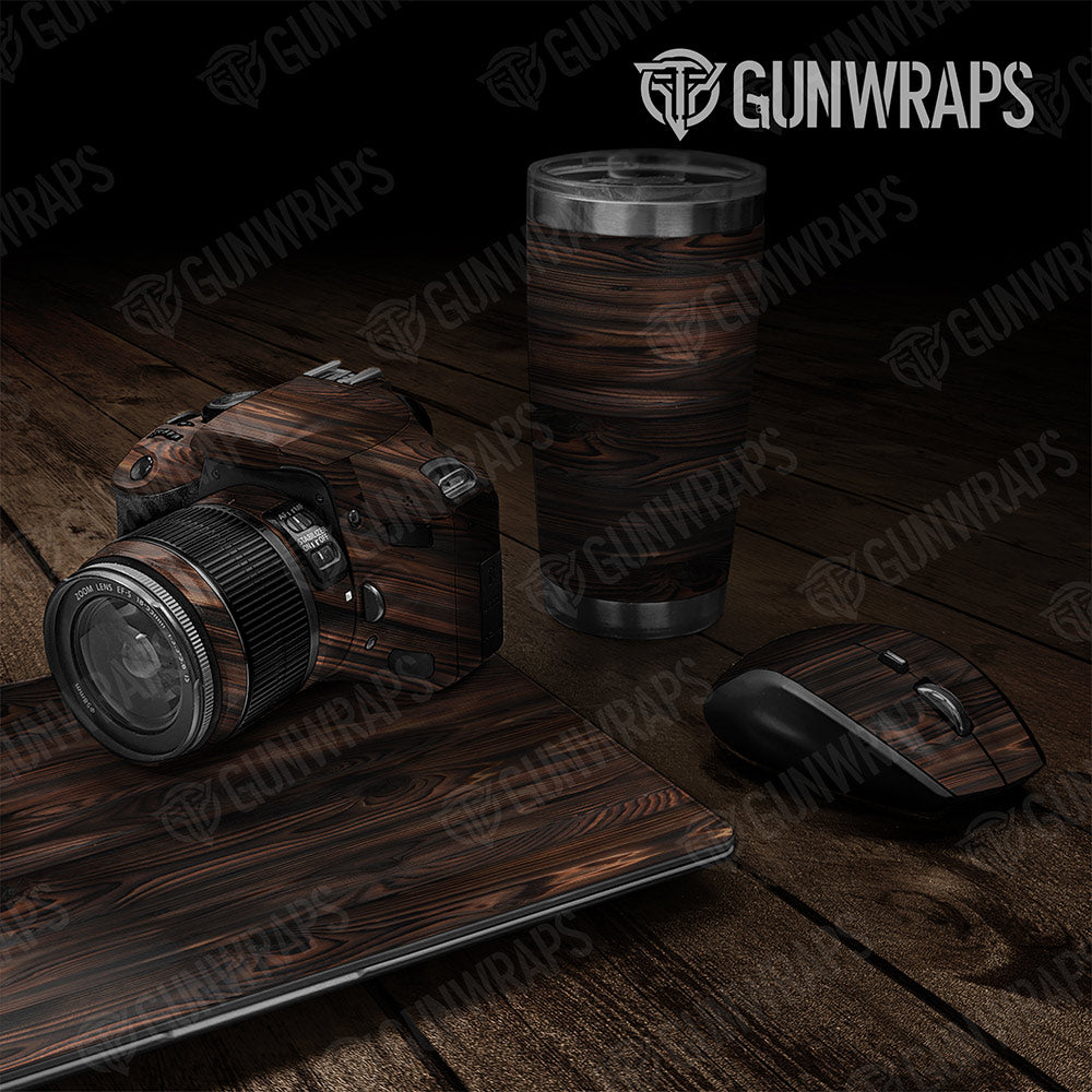 Woodgrain Atlanta Gun Skin Vinyl Wrap
