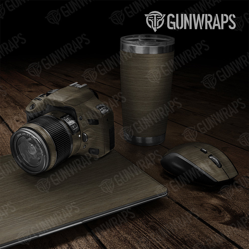 Woodgrain Bango Gun Skin Vinyl Wrap