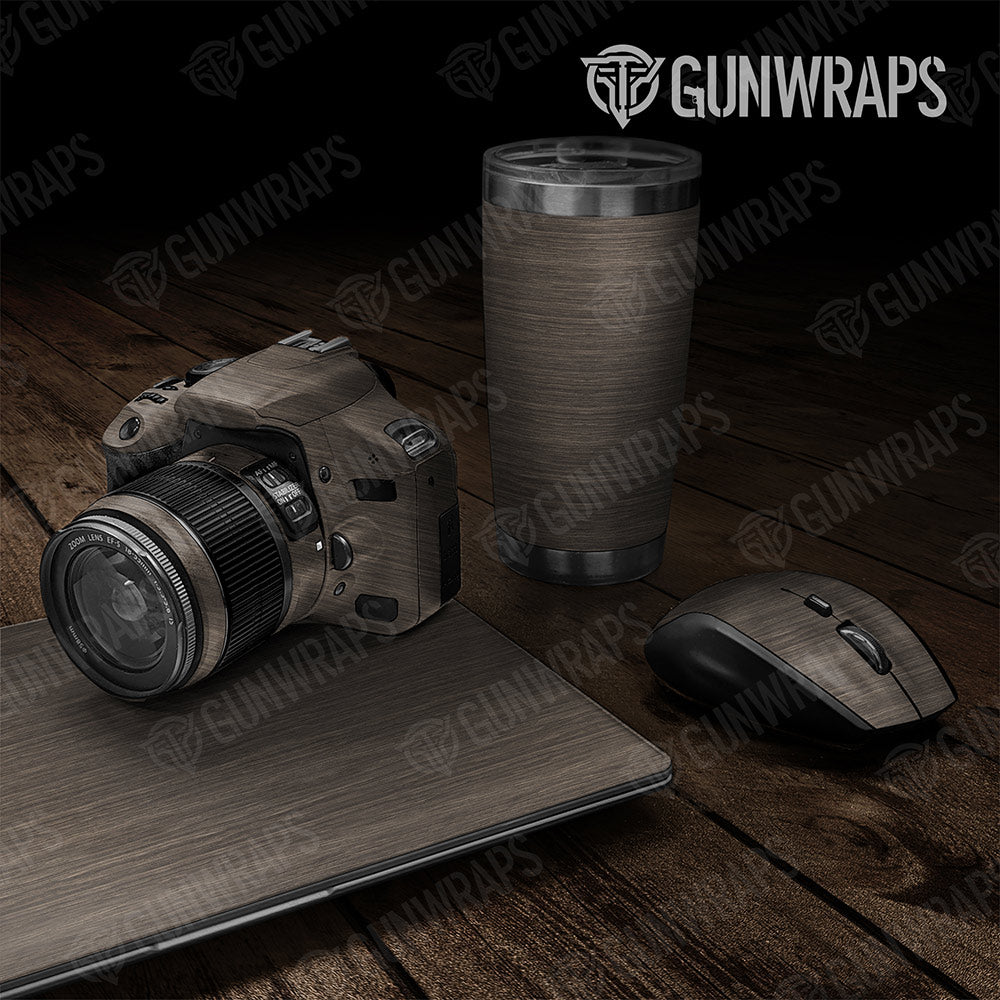 Woodgrain Douala Gun Skin Vinyl Wrap