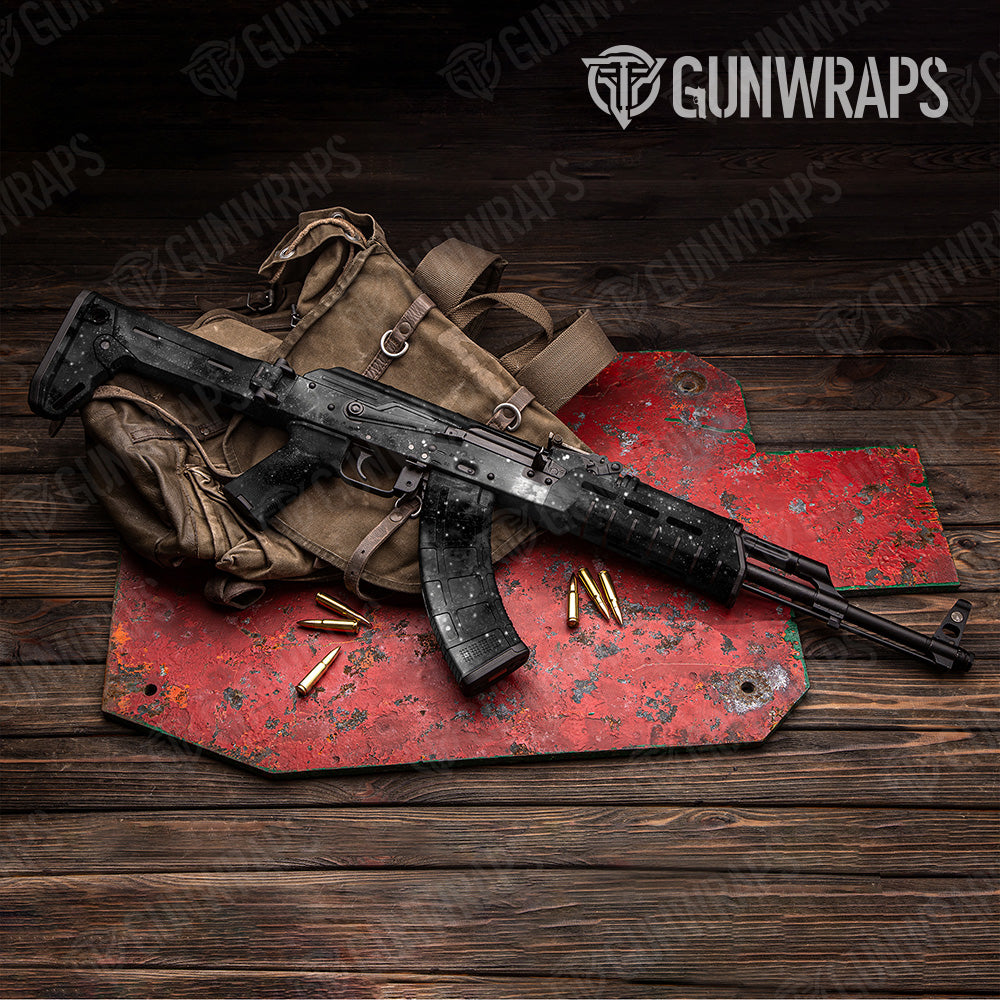 Galaxy Grey AK 47 Gun Skin Vinyl Wrap
