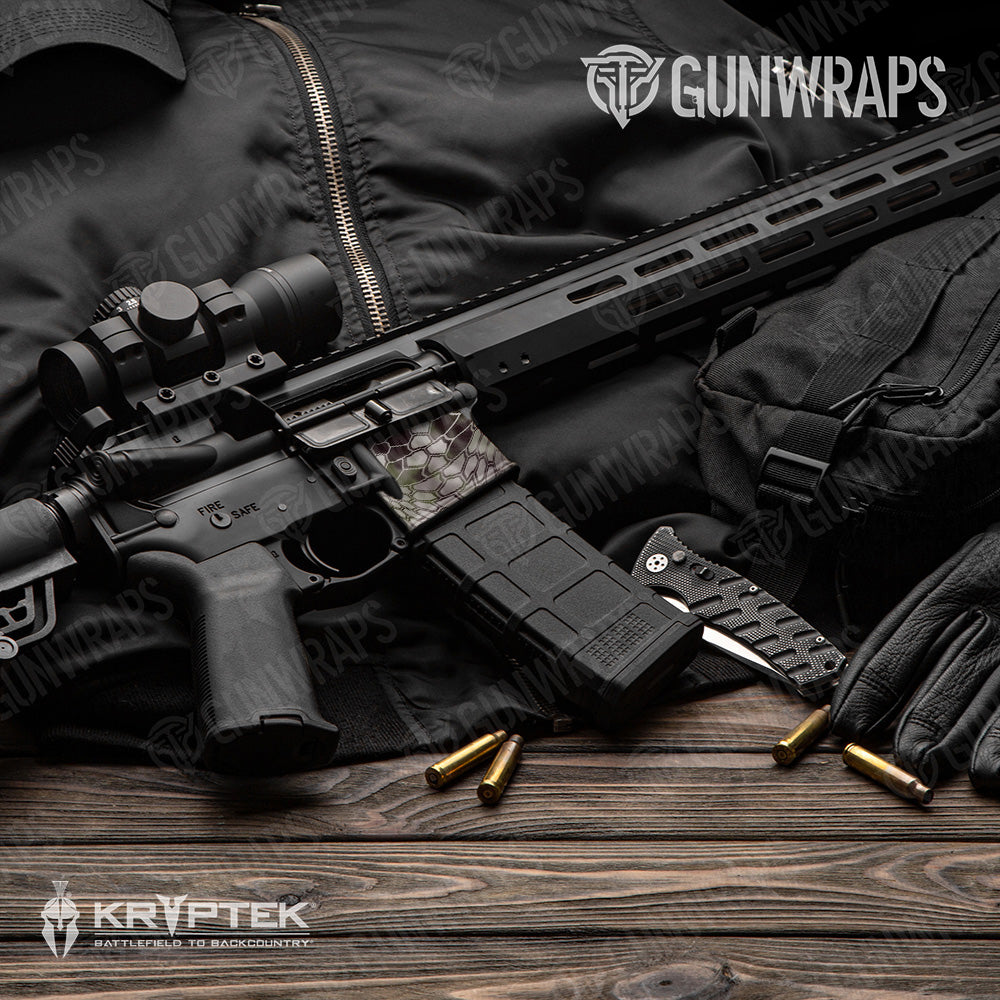 Kryptek Altitude Camo AR 15 Mag Well Gun Skin Vinyl Wrap
