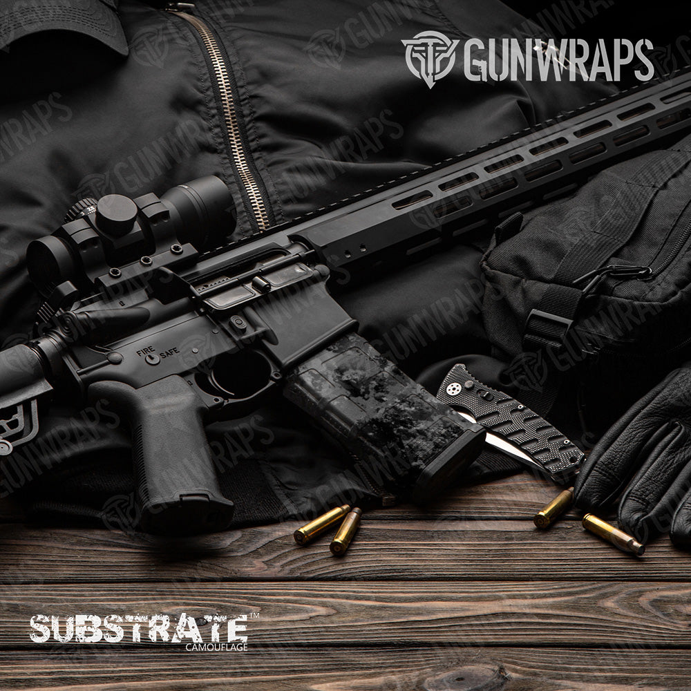 AR 15 Mag Substrate Steel Camo Gun Skin Vinyl Wrap Film