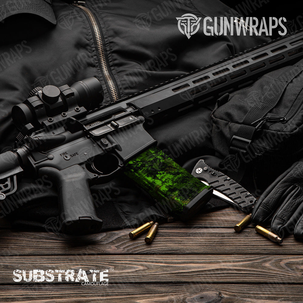 AR 15 Mag Substrate Saskatoon Camo Gun Skin Vinyl Wrap Film