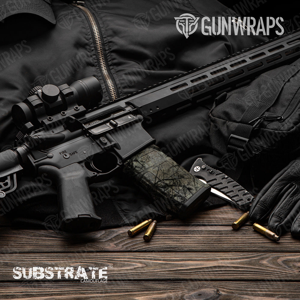 AR 15 Mag Substrate Skyline Stalker Camo Gun Skin Vinyl Wrap Film