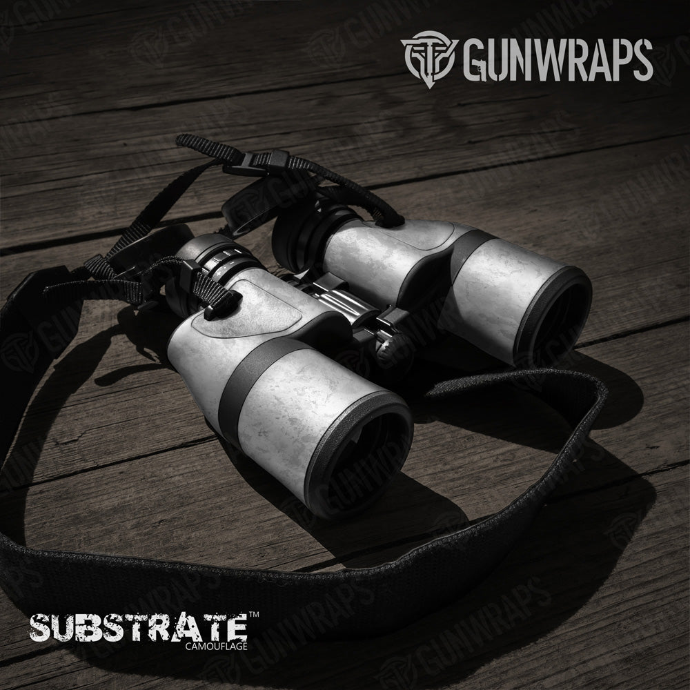 Binocular Substrate Snowstorm Camo Gear Skin Vinyl Wrap Film