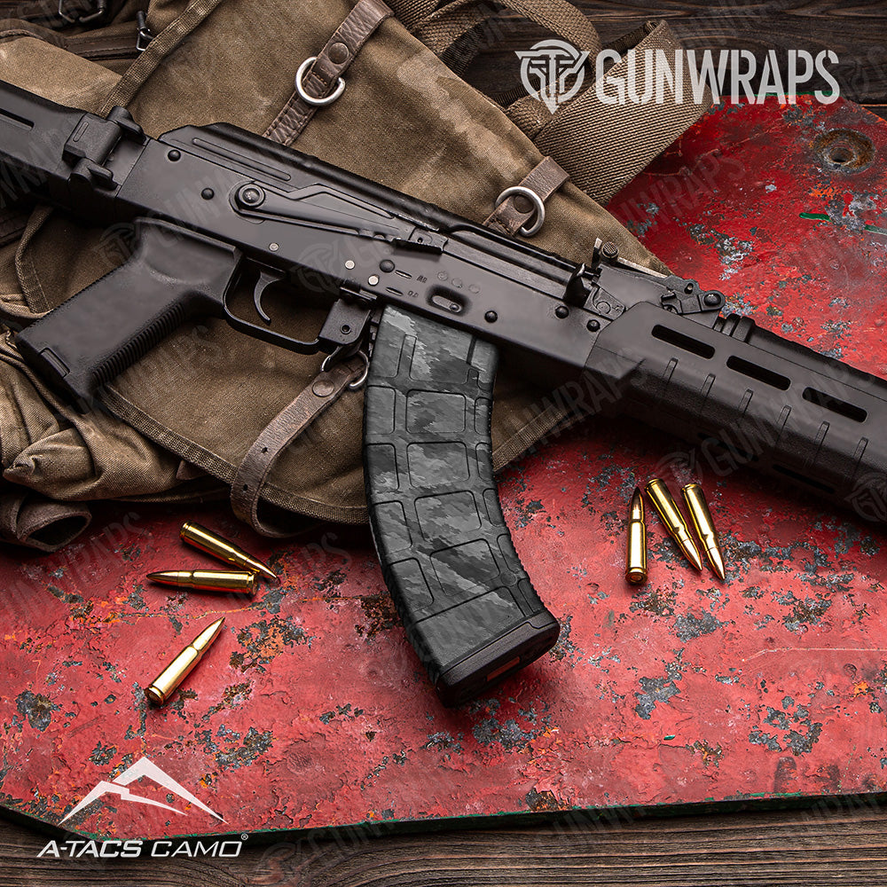 AK 47 Mag A-TACS Ghost Camo Gun Skin Vinyl Wrap Film