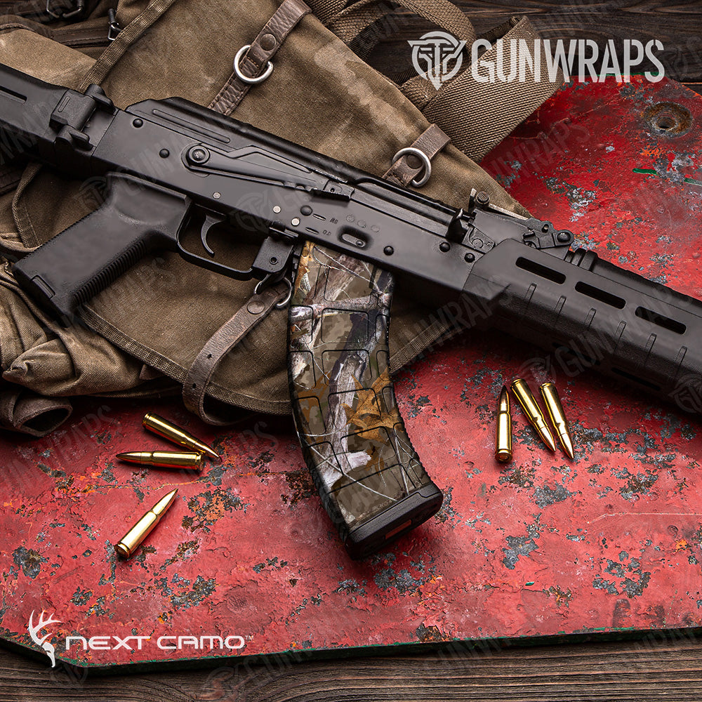 AK 47 Mag Next Wyld Camo Gun Skin Vinyl Wrap Film