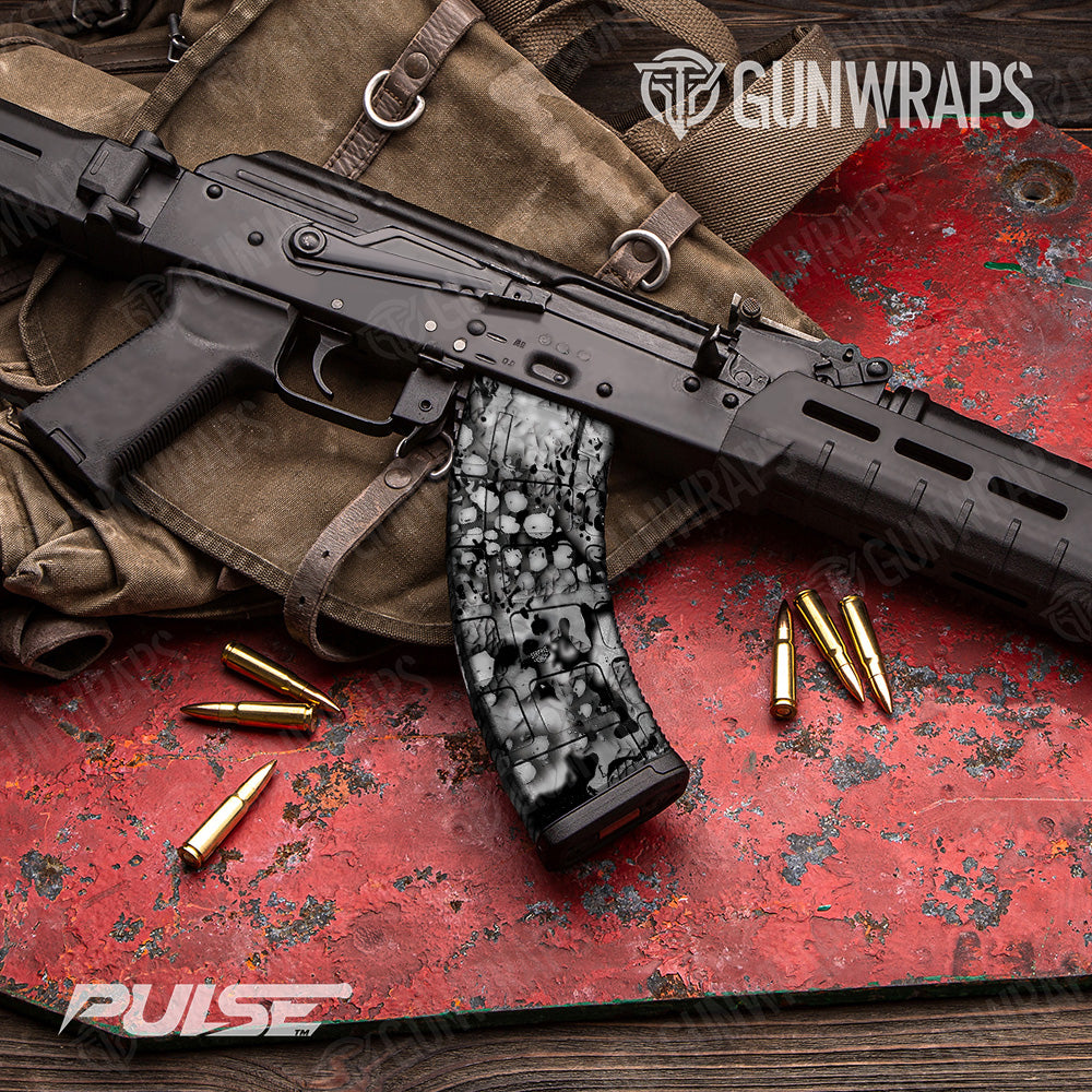 AK 47 Mag Pulse Blizzard Camo Gun Skin Vinyl Wrap