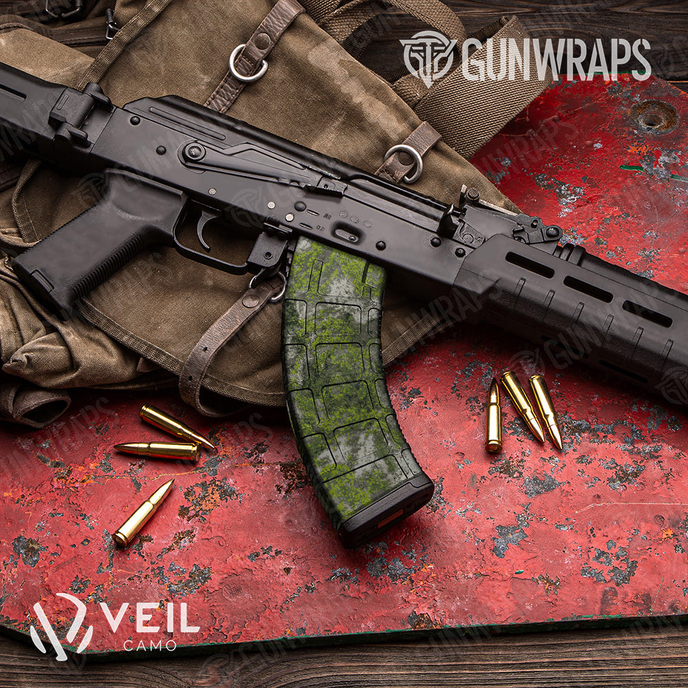 AK 47 Mag Veil Moss Monster Camo Gun Skin Vinyl Wrap