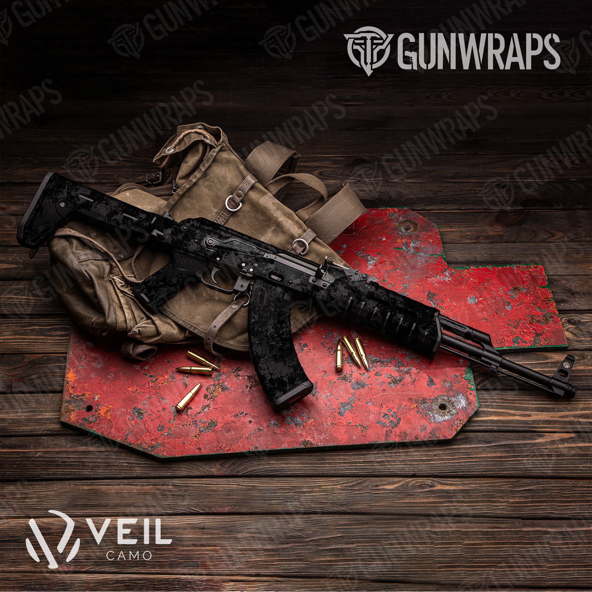 AK 47 Veil Ops Wraith Camo Gun Skin Vinyl Wrap