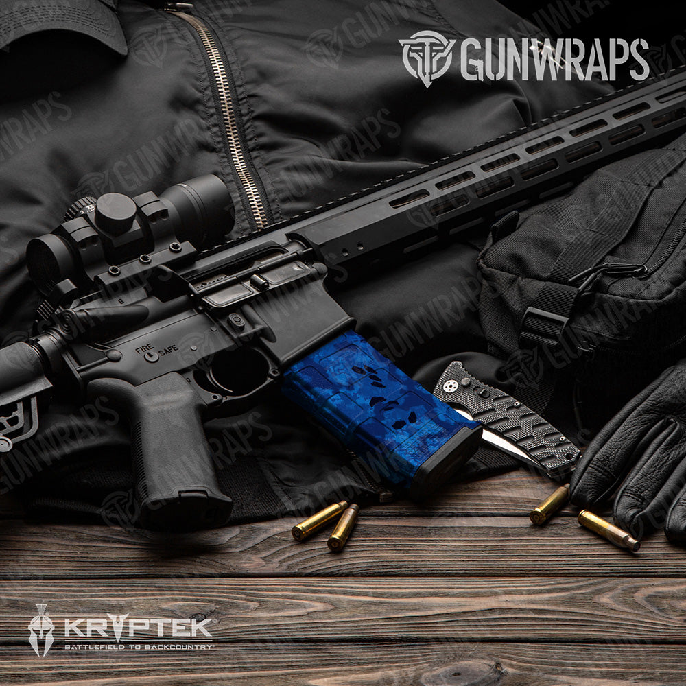 AR 15 Mag Kryptek Obskura Deep Camo Gun Skin Vinyl Wrap