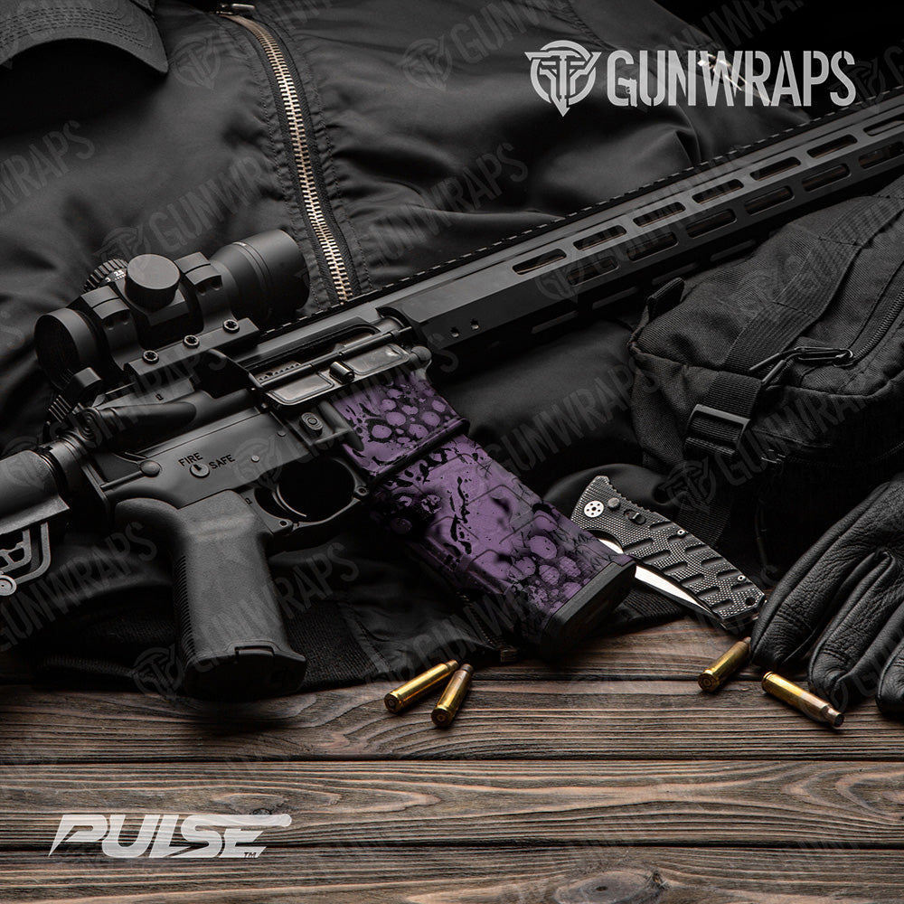 AR 15 Mag & Mag Well Pulse Galaxy Camo Gun Skin Vinyl Wrap